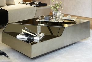 Muebles de mesa clásicos con decoración para el hogar, mesa de Color blanco con diseño moderno y forma cuadrada de madera, para Hotel y sala de estar - Product Image 6