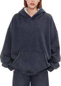 เสื้อฮู้ดซักกรดลำลองสำหรับผู้ชายผ้าคอตตอนผ้าฟลีซแบบ100% สีทึบใส่ได้พอดีตัวเหมาะสำหรับฤดูหนาวเป็นมิตรกับสิ่งแวดล้อม - Product Image 2