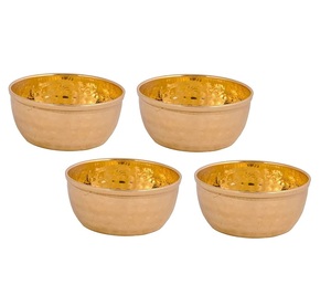 Tazón de Latón Ecológico de Alta Calidad, en Tendencia, para Servir en Fiestas, Hogar, Hoteles y Restaurantes - Disponible al por Mayor - Product Image 3