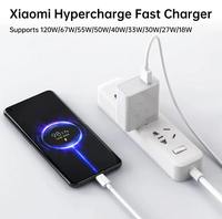 Bas prix en gros tout nouveau chargeur 33W pour Xiaomi EU US Fast Turbo Charge 100cm 6A Type C câble 120W adaptateur pour Redmi