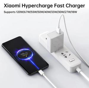 Bas prix en gros tout nouveau <span class=keywords><strong>chargeur</strong></span> <span class=keywords><strong>33W</strong></span> pour <span class=keywords><strong>Xiaomi</strong></span> EU US Fast Turbo Charge 100cm 6A Type C câble 120W adaptateur pour Redmi - Product Image 3