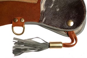 ถุงมือหนัง Falconry Nubuck พร้อมถุงมือขนสัตว์ลายนกอินทรีอุปกรณ์เสริมสำหรับมืออาชีพ - Product Image 3