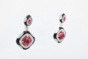Brilliant Zircon Luxury Stud <b>Earrings</b>-Trendy Rhodium Plated Gift - Product Image 2