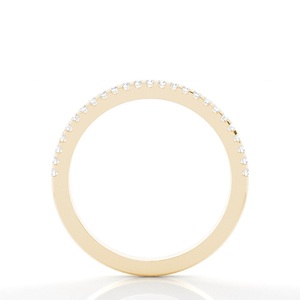 Florol étoile 14Kt jaune blanc or Rose 4 grammes solide trilogie classique bague en diamant pour femme fiançailles mariage bijoux fins - Product Image 2