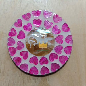 Ensemble de sous-verres en nacre Mosaïque de coquillages fabriquée à la main dans des conceptions Boho de haute qualité au Vietnam - Product Image 3