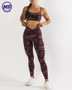 Ropa de gimnasio personalizada para mujer, mallas de Yoga elásticas de cintura alta con estampado de estilo gótico, mallas largas, tela de punto Punk informal - Product Image 5