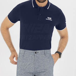 Polos pour hommes sur mesure, en polyester, polos pour hommes de qualité supérieure - Product Image 2