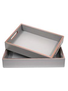 Bandeja de Servicio de Cuero Duradera, Ecológica y Hecha a Mano de Grado Comercial de Lujo con Asas Recortadas para Uso en el Hogar y Hoteles - Product Image 6