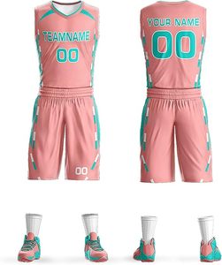 Camiseta de baloncesto reversible de alta calidad al por mayor, ropa de entrenamiento transpirable impresa personalizada, conjunto de uniforme de baloncesto - Product Image 6