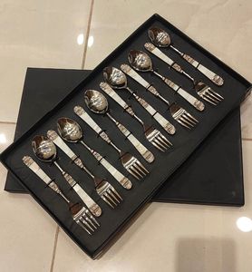 Utensilios de cena de acero inoxidable a prueba de herrumbre de alta calidad, juego de cubiertos de Metal con pulido de espejo para uso doméstico de Hotel para exportación a granel - Product Image 2