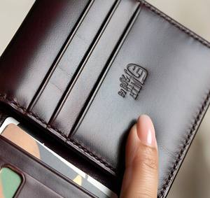 Pochette en cuir d'automne pour femmes à la mode courte longueur événement formel déclaration de mode accessoire portefeuille - Product Image 5