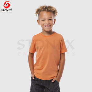 Camiseta Lisa transpirable para niños, camisetas para niños y niñas, ropa de algodón 100%, camiseta para niños, logotipo personalizado - Product Image 6