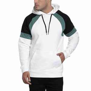 Sweat à capuche ajusté pour homme avec poignets côtelés et ceinture en coton durable pour une utilisation active et relaxante - Product Image 6