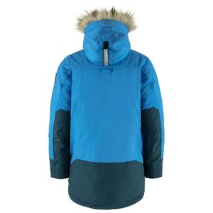 Veste parka d'hiver pour homme, coupe longue, coupe-vent avec capuche, logo sur le devant, polyester et nylon écologiques, vêtements d'extérieur décontractés - Product Image 2