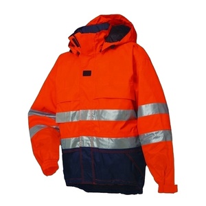 Men's Winter Hi Vis <b>Yellow</b> Safety <b>Jacket</b> Reflective <b>Waterproof</b> <b>Jacket</b> With Removable Sleeves Reflective Workwear - Product Image 1