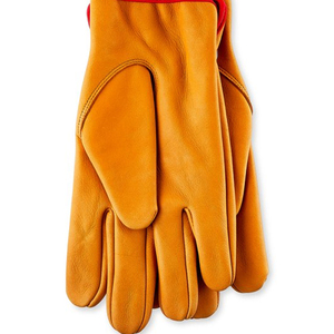 Gants de jardinage en cuir pour hommes, gants de travail utilitaires pour mécaniciens, construction, chauffeur - Product Image 3