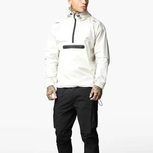 Conjunto corto de verano para hombre hecho a medida de estilo pakistaní, chaquetas cortavientos con capucha de nueva condición, patrón de venta en línea de bolsillo - Product Image 3