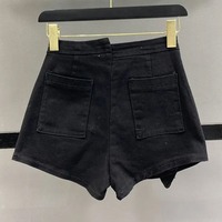 Shorts cargo en jean et mini-jupes irrégulières pour femme, taille haute, en coton imprimé couleur unie, décontractés, vente en gros, été, personnalisables