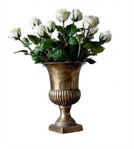 แจกันทรงแตรตกแต่งไม่ซ้ำใคร  กระถางโลหะสำหรับใส่ดอกไม้  ของตกแต่งงานแต่งงาน  แจกันดอกไม้สำหรับตกแต่งโต๊ะกลาง - Product Image 5