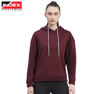 Sweat à capuche femme surdimensionné 100% coton pull avec logos personnalisés pour la mode hivernale - Product Image 2