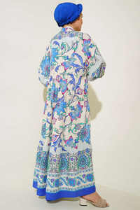 Nouvelle saison femmes été vêtements islamiques robe Abaya caftan tunique dubaï musulman islamique mode turc fait robes islamiques - Product Image 5