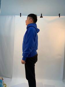 ขายส่งผู้ชายHoodie 360gsm 400gsm 480gsm 500 GSM Unisex Heavyน้ําหนักDouble Layered Hoodie - Product Image 5