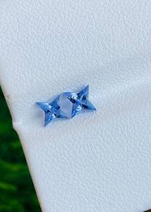 Tanzanite naturelle Ninja Shuriken Cut (coupe spéciale personnalisée) Gemmes coupées uniques Taille 4.40-4.40 MM Poids 0.70 Carat Clarity Eye Clean - Product Image 4