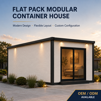 Maison Modulaire Conteneurisée Moderne Préfabriquée en Acier pour Bureau, Hôtel, Projet d'Hébergement, Jardin