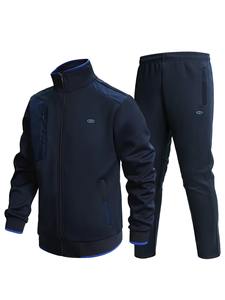 Traje deportivo informal de manga larga para hombre, tejido de punto, ropa deportiva de moda, chándales para hombre, ropa para hombre - Product Image 4