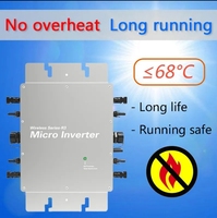 Meilleures ventes partout 12 ans fabricant 2000W 2400W onduleur solaire étanche IP67 Micro onduleur