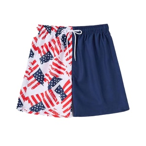 Shorts en maille pour hommes, taille élastique, pour le basketball, la plage, le sport, la course, style streetwear, personnalisables, design de créateur - Product Image 1