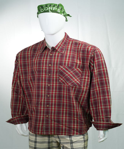 Vente chaude hommes décontracté à manches longues chemise en flanelle avec col montant 100% coton Logo personnalisé conception nouvelles chemises en flanelle à la mode - Product Image 3