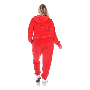Survêtement pour femmes en matériau premium neuf, de haute qualité, vêtements de jogging solides avec techniques imprimées, faible MOQ, saison hivernale, prix d'usine - Product Image 2