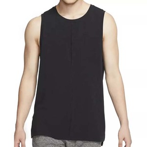 Camisetas sin mangas de hombre de alta calidad para gimnasio de Color negro personalizadas, ropa deportiva de verano, algodón y poliéster, camisetas sin mangas con logotipo personalizado 2025 - Product Image 2