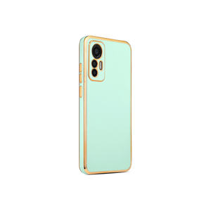 Coque en silicone liquide TPU pour Redmi 9A/9C - Motif écorce vert clair - Netzy Mi 12 Lite - Product Image 1
