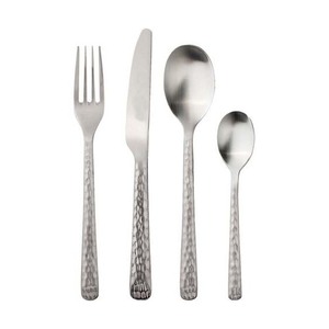 Meilleure vente en gros approvisionnement d'usine en acier inoxydable cuillère couteau fourchette ensemble de couverts argent poli miroir pour la fête à la maison - Product Image 2