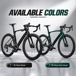 Bicicletta <span class=keywords><strong>da</strong></span> Strada TWITTER CYCLONE 3rd in Carbonio 700C con Cambio Elettronico Wireless 2x12 WheelTop EDS TX e Freni a Disco Idraulici - Product Image 5