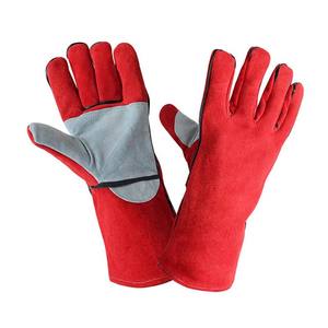 Meilleurs gants de soudage pour hommes de qualité supérieure Gants de travail d'hiver avec cuir de vache fendu - Product Image 1