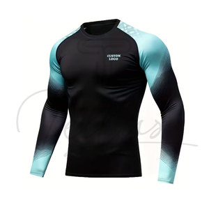 Camisetas de Compresión Deportivas para Hombre de Alta Calidad, Transpirables, de Secado Rápido, de Spandex/Poliéster, para Gimnasio y Fitness - Product Image 3