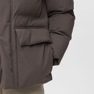 Chaqueta Bomber con Cierre de Botones para Hombre, Acolchada, Impermeable, de Alta Calidad, con Logotipo Personalizado, Precio al por Mayor, Ropa Casual de Moda - Product Image 5