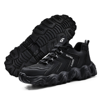 Chaussures de sécurité anti-écrasement légères en maille respirante, certifiées CE, avec embout en acier
