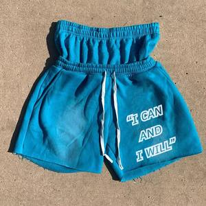 กางเกงขาสั้นสีเขียวแฟชั่นเกาหลีสำหรับผู้ชายกางเกงขาสั้นลำลองแนวสตรีทสำหรับใส่ในบ้านและสไตล์สตรีทแวร์ฤดูร้อน2025 - Product Image 6