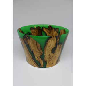 Forme et taille personnalisées, bol de service en résine et en bois, qualité supérieure, vaisselle pour la maison et les ustensiles de cuisine - Product Image 1