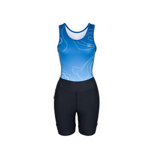 Vente en gros broderie et logo personnalisés uniforme d'aviron pour femmes respirant grande taille 100% polyester impression par sublimation professionnelle - Product Image 2