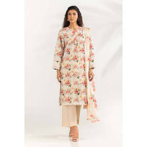 IUSTKSD-2219 Traje Casual de 3 Piezas con Estampado y Detalles Bordados, Transpirable y Elegante - Product Image 1