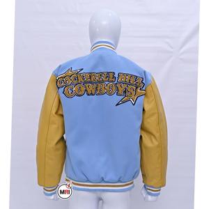 แจ็กเก็ตผ้าฝ้ายวินเทจสำหรับผู้ชายเสื้อแจ็กเก็ตสไตล์มหาวิทยาลัยสำหรับฤดูหนาวงานปักผ้ากำมะหยี่นุ่มทำตามสั่ง - Product Image 6