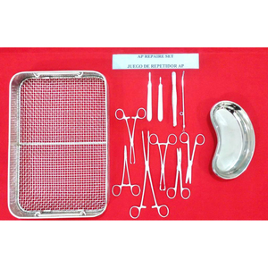Set de Reparación AP (Anterior y Posterior) Manual Profesional MayoMed de Acero Inoxidable, Set de Instrumentos Quirúrgicos Ginecológicos con Certificación CE - Product Image 1