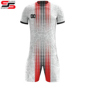 Vente en gros d'uniformes de football pour hommes maillot personnalisé en polyester à séchage rapide ensemble de chemises de football de haute qualité vêtements de sport d'entraînement - Product Image 5