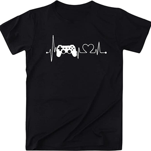 T-shirt ample à manches courtes et col en O pour femmes, imprimé sur mesure, T-shirts écologiques à épaules tombantes - Product Image 1