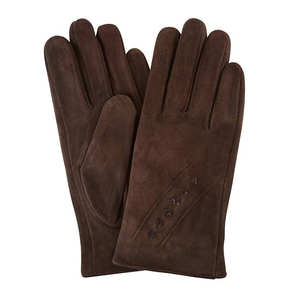 ถุงมือหนังแท้คุณภาพสูง 100% สำหรับหน้าจอสัมผัส ดีไซน์ทันสมัยสำหรับผู้ชายและผู้หญิง อุปกรณ์เสริมสำหรับการเดินทางในฤดูหนาว - Product Image 1